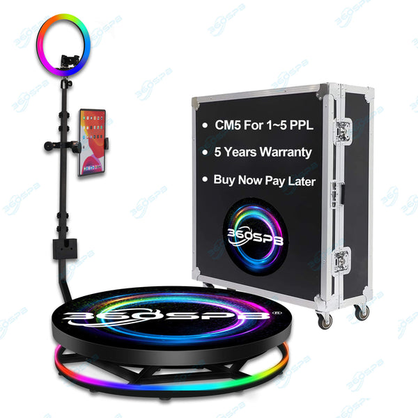 360 Video Booth CM5 40" Automatic & Manual Adjustable Pole 360 Machine For Weddings, Events & Parties | 360SPB®
