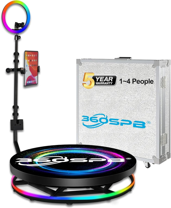 360 Photo Booth CM4 36" Automatic and Manual 360 Machine For Events, Weddings & Parties | 360SPB®