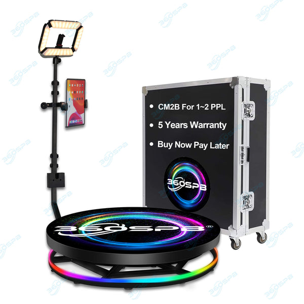 360 Booth CM2B 27" Automatic & Manual spinning photo booth For Weddings | 360SPB®