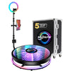 360 Photo Booth Machine with More LED RGB Light Glass Cover and Remote Controller DG Series | 360SPB®