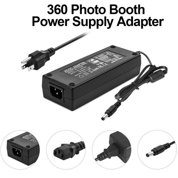 360 Photo Booth Power Supply  Power Adapter - AC100-240V - DC12V 8A - 96W