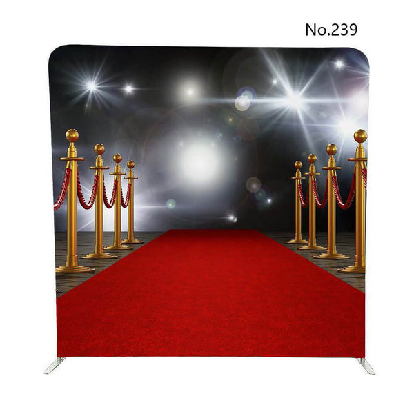360SPB Single-Side Photo Booth Backdrop | Mirror Photo Booth Backdrop | 8ft X 8ft or 10ft X 8ft Tension Fabric Backdrop Cover and Stand